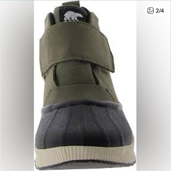 NEW! Women’s Sorel Out n About III Classic Strap Olive/Black Ankle Boots Size 12 - Picture 4 of 4